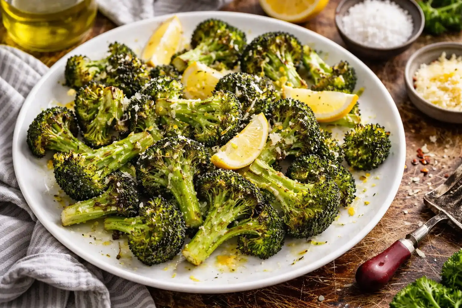 Brocoli magique au four, façon méditerranéenne