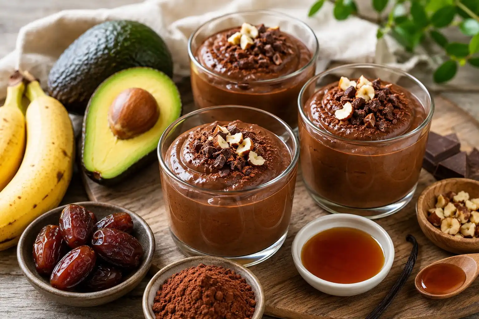 Mousse au chocolat et avocat : recette saine et gourmande