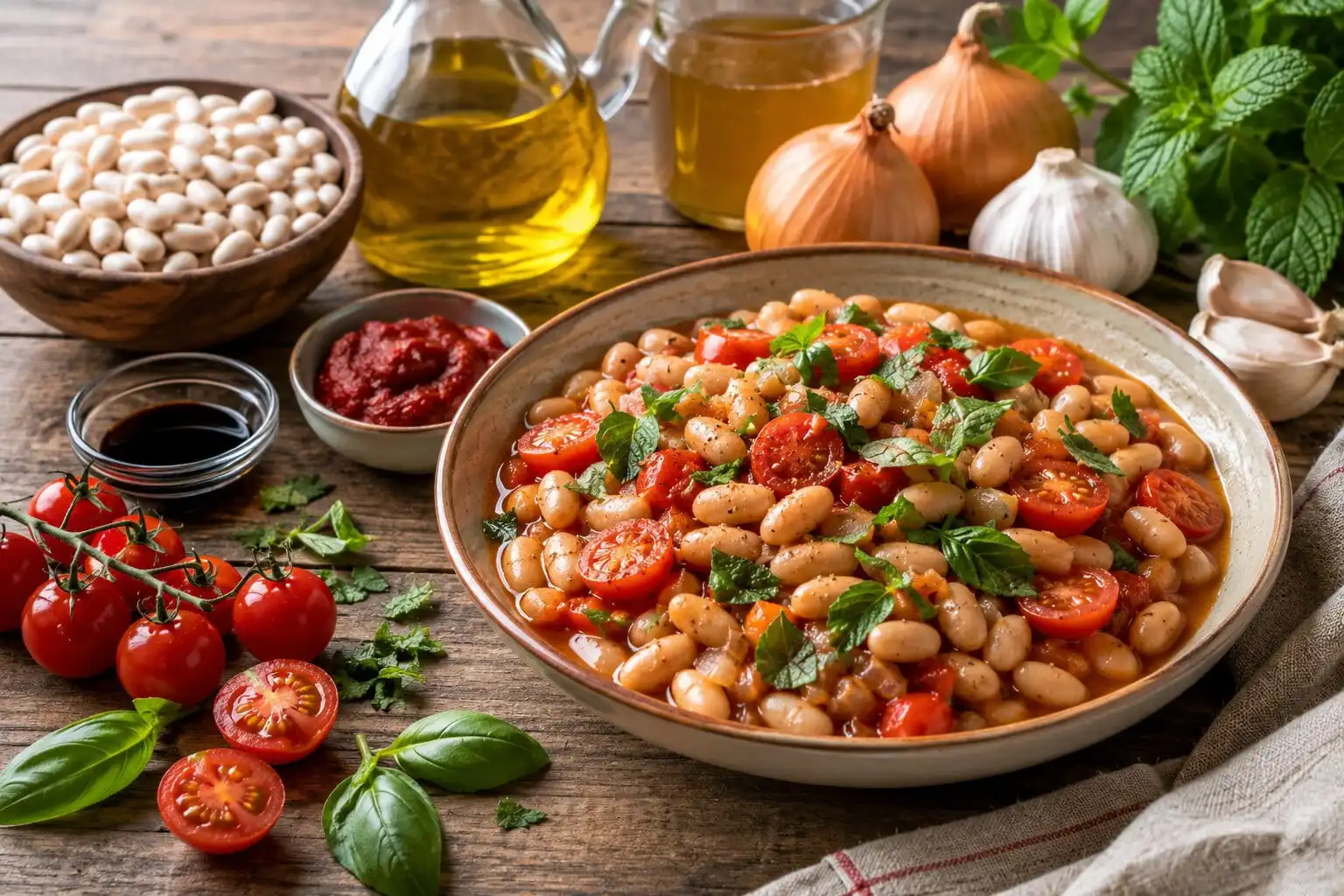 Ragoût aux haricots blancs : recette méditerranéenne saine