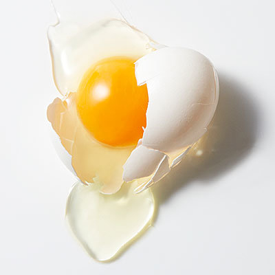 Cassez un œuf au petit dejeuner