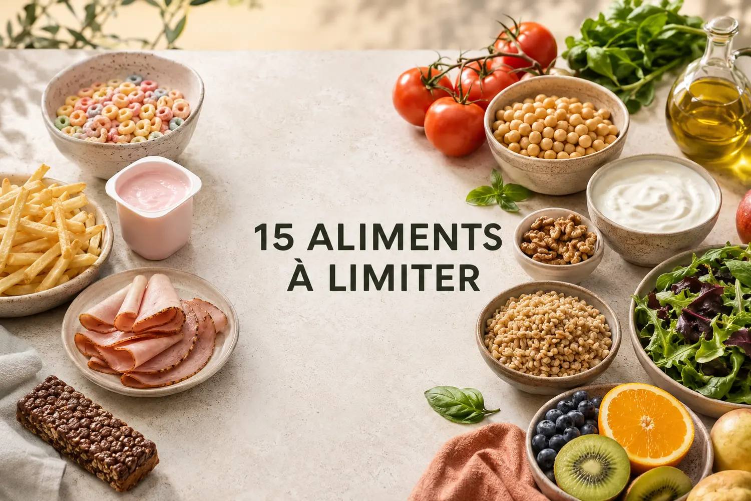 15 aliments à limiter pour perdre du poids durablement