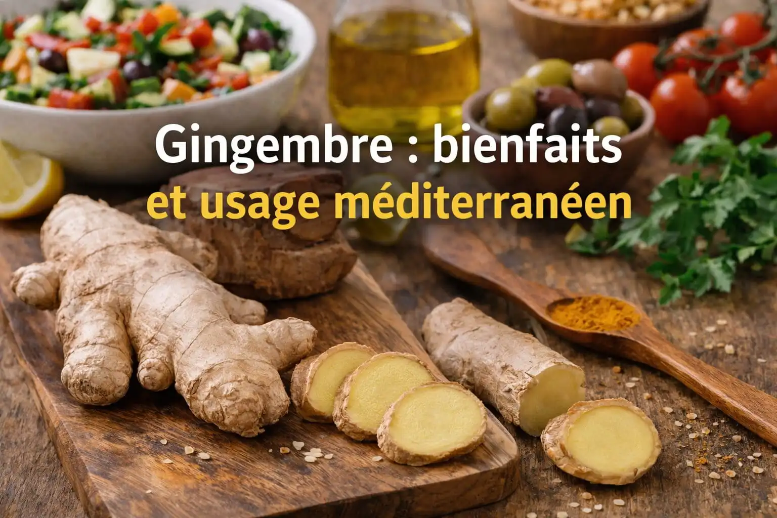 Gingembre : bienfaits et usage méditerranéen