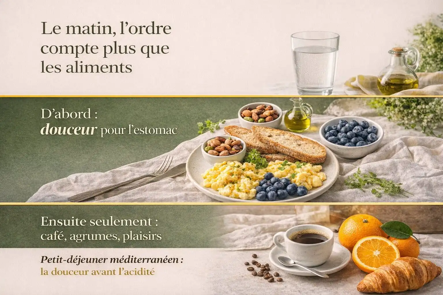 Que manger le matin à jeun ? Aliments à éviter et à privilégier