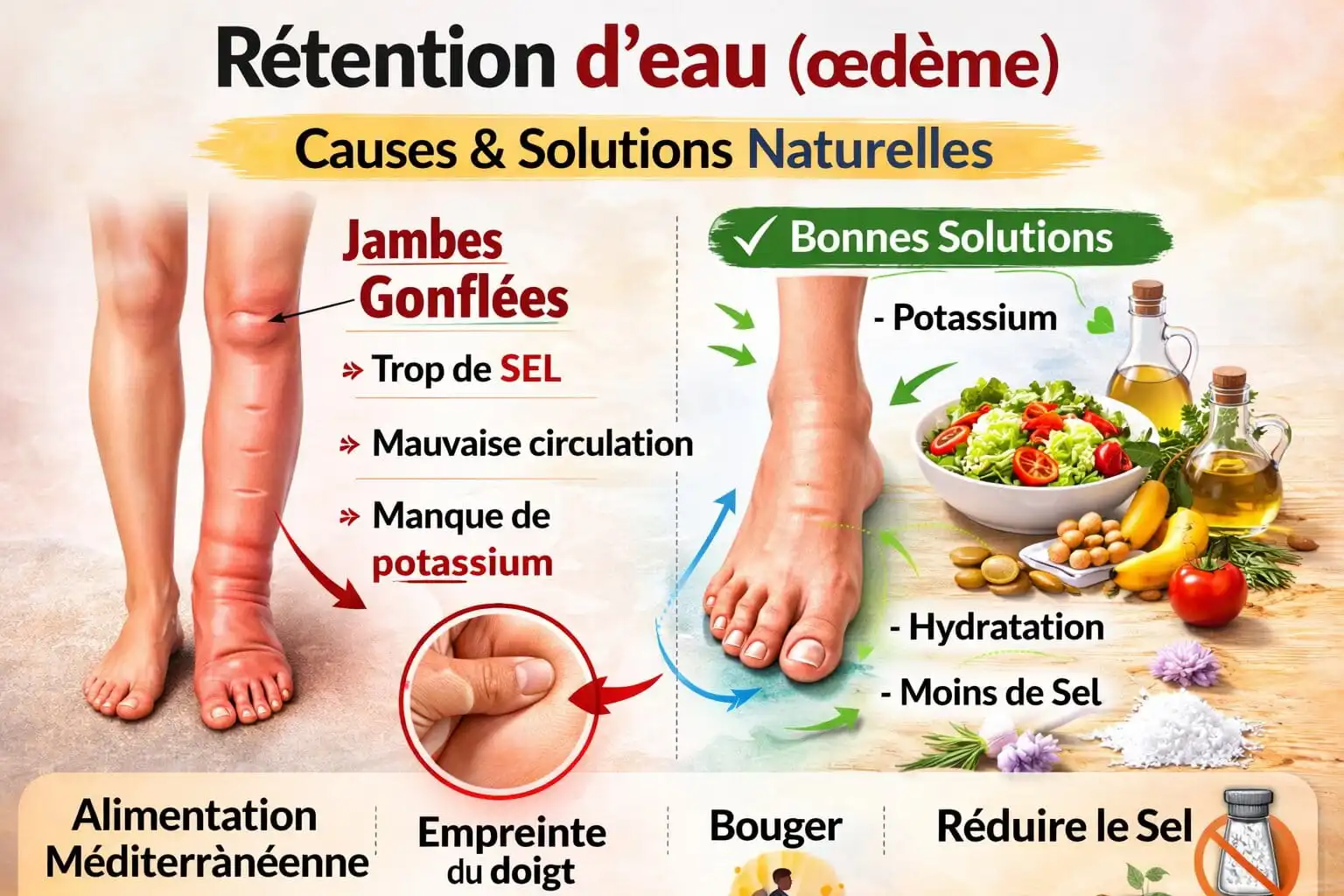 Rétention d’eau : causes et solutions méditerranéennes