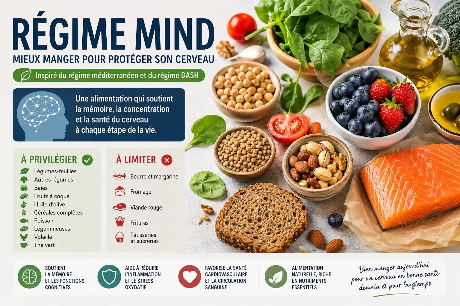 Régime MIND : le guide complet pour protéger son cerveau