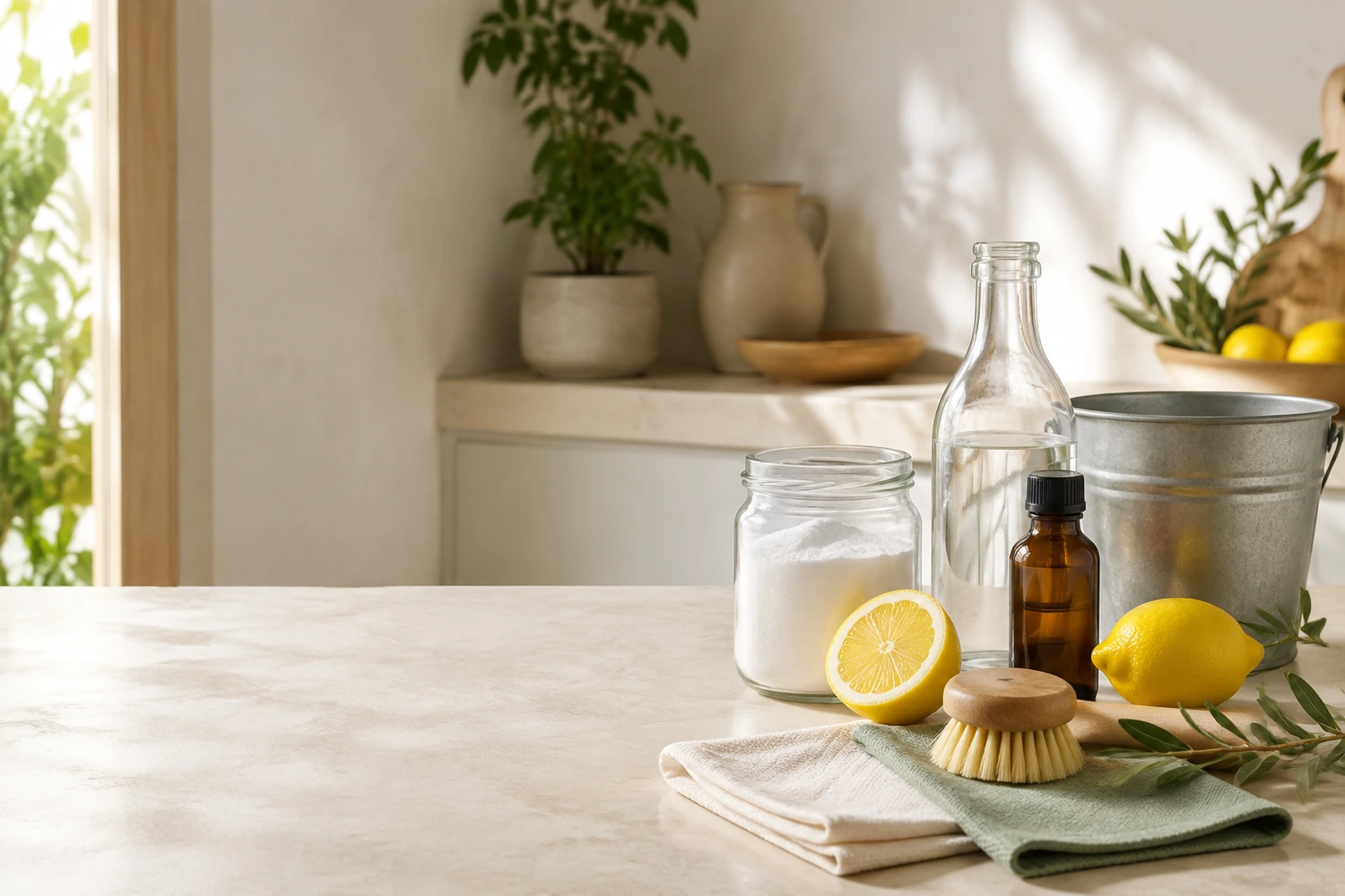 Produits ménagers simples : 30 usages sûrs et économiques