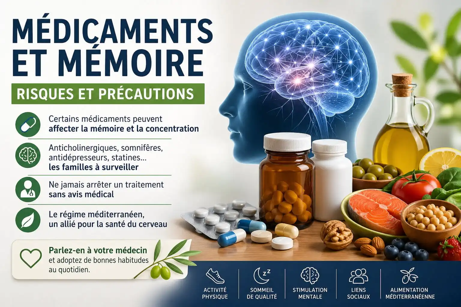 Médicaments et mémoire : risques et précautions
