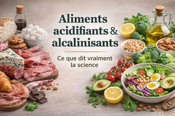Aliments acidifiants et alcalinisants expliqués
