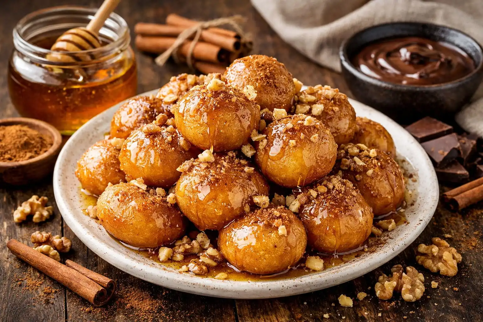 Loukoumades au miel : recette méditerranéenne