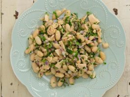 Salade d'haricots blancs au thon