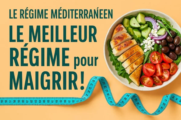 Le Régime Méditerranéen : La Meilleure Méthode Pour Une Perte de Poids Saine, Durable et Sans Restrictions