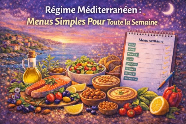 Régime Méditerranéen : Menus Simples Pour Toute la Semaine