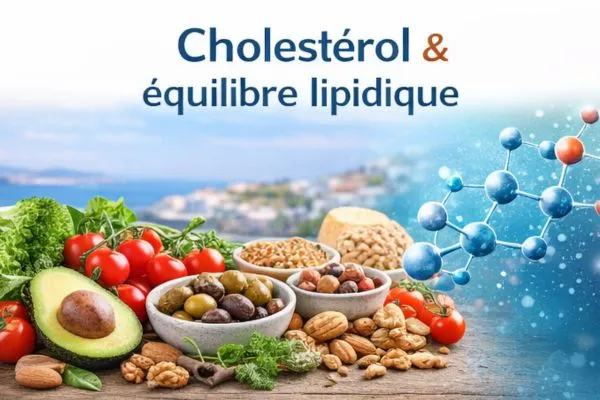 Régime méditerranéen et cholestérol : avocat, noix, huile d’olive, légumes