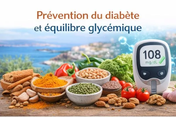 Régime méditerranéen et prévention du diabète : légumineuses, légumes, céréales complètes