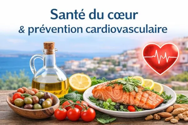 Régime méditerranéen et santé du cœur : huile d’olive, poisson, légumes et fruits