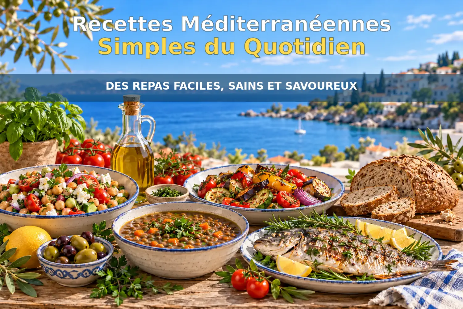 Recettes méditerranéennes simples du quotidien